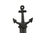 Handcrafted Model Ships K-1414B-cast iron Cast Iron Anchor Paper Towel Holder 16"