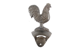 Handcrafted Model Ships K-1458-Cast-Iron Cast Iron Rooster Bottle Opener 6"