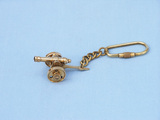 Handcrafted Model Ships K-241 Solid Brass Cannon Key Chain 5