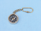 Handcrafted Model Ships K-246 Solid Brass Compass Key Chain 5