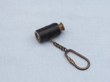Handcrafted Model Ships K-250-AN-L Antique Brass with Leather Spyglass Key Chain 6