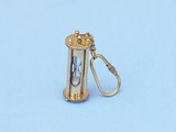 Handcrafted Model Ships K-251 Solid Brass Hour Glass Key Chain 6
