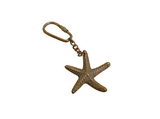 Handcrafted Model Ships K-261-AC Antique Copper Starfish Key Chain 5