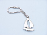 Handcrafted Model Ships K-269-CH Chrome Yacht Key Chain 5