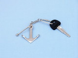 Handcrafted Model Ships K-306 Chrome Admiralty Anchor Key Chain 6