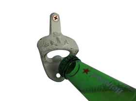 Handcrafted Model Ships K-49010-W Whitewashed Cast Iron Wall Mounted Anchor Bottle Opener 3"