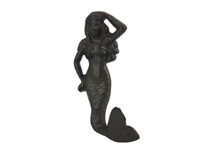 Handcrafted Model Ships K-516-cast iron Cast Iron Mermaid Hook 6&quot;