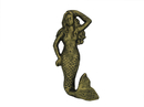 Handcrafted Model Ships K-516-gold Rustic Gold Cast Iron Mermaid Hook 6