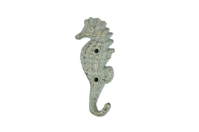 Handcrafted Model Ships K-575-bronze Antique Bronze Cast Iron Seahorse Hook 5"