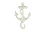 Handcrafted Model Ships K-652-W Whitewashed Cast Iron Anchor Hook 5
