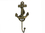 Handcrafted Model Ships K-665-gold Rustic Gold Cast Iron Anchor Hook 7"
