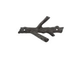 Handcrafted Model Ships k-9015A-cast-iron Cast Iron Tree Branch Double Decorative Metal Wall Hooks 7.5