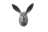 Handcrafted Model Ships K-9037A-Silver Rustic Silver Cast Iron Decorative Rabbit Hook 5