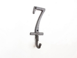 Handcrafted Model Ships K-9055-7-Cast-Iron Cast Iron Number 7 Wall Hook 6