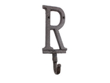 Handcrafted Model Ships K-9056-R-Cast-Iron Cast Iron Letter R Alphabet Wall Hook 6