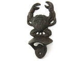 Handcrafted Model Ships K-9112-cast-iron Cast Iron Wall Mounted Crab Bottle Opener 6"