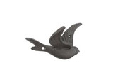 Handcrafted Model Ships k-9185-cast-iron Cast Iron Flying Bird Decorative Metal Wing Wall Hook 5.5