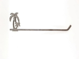 Handcrafted Model Ships K-9208-P-Cast-Iron Cast Iron Palm Tree Wall Mounted Paper Towel Holder 17