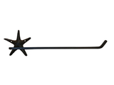 Handcrafted Model Ships K-9209-P-Cast-Iron Cast Iron Starfish Wall Mounted Paper Towel Holder 18