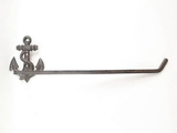 Handcrafted Model Ships K-9210-P-Cast-Iron Cast Iron Anchor Wall Mounted Paper Towel Holder 17