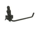 Handcrafted Model Ships K-9212-cast-iron Cast Iron Mermaid Toilet Paper Holder 10