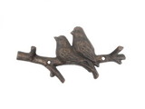 Handcrafted Model Ships K-9245-rc Rustic Copper Cast Iron Birds on Branch Decorative Metal Wall Hooks 8
