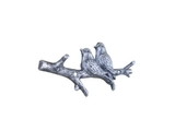 Handcrafted Model Ships K-9245-silver Rustic Silver Cast Iron Birds on Branch Decorative Metal Wall Hooks 8