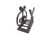 Handcrafted Model Ships k-9312-FS-cast-iron Cast Iron Fork and Spoon Kitchen Napkin Holder 5