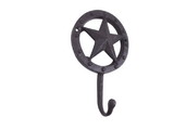 Handcrafted Model Ships K-9912-cast-iron Cast Iron Lone Star Decorative Metal Wall Hook 5