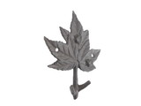 Handcrafted Model Ships K-9918-cast-iron Cast Iron Maple Tree Leaves Decorative Metal Tree Branch Hooks 6.5