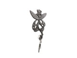 Handcrafted Model Ships K-9921-cast-iron Cast Iron Butterfly on a Branch Decorative Metal Wall Hook 6.5