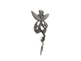 Handcrafted Model Ships K-9921-cast-iron Cast Iron Butterfly on a Branch Decorative Metal Wall Hook 6.5"