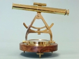Handcrafted Model Ships LI-1521 Solid Brass Alidade Compass 14