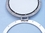 Handcrafted Model Ships MC-1966-17-BN-M Brushed Nickel Deluxe Class Decorative Ship Porthole Mirror 17"