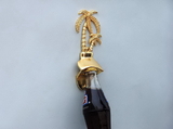 Handcrafted Model Ships MC-2128-BR Gold Finish Wall Mounted Palmtree Bottle Opener 6
