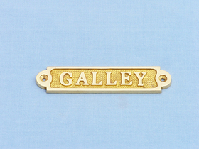 Handcrafted Model Ships MC-2202A-Brass Solid Brass Galley Sign 5"