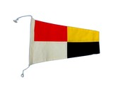 Handcrafted Model Ships Nautical-Flag-9 Number 9 - Nautical Cloth Signal Pennant Decoration 20