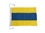 Handcrafted Model Ships Nautical-Flag-D Letter D Cloth Nautical Alphabet Flag Decoration 20"