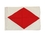 Handcrafted Model Ships Nautical-Flag-F Letter F Cloth Nautical Alphabet Flag Decoration 20"