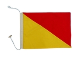 Handcrafted Model Ships Nautical-Flag-O Letter O Cloth Nautical Alphabet Flag Decoration 20