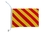 Handcrafted Model Ships Nautical-Flag-Y Letter Y Cloth Nautical Alphabet Flag Decoration 20"