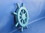 Handcrafted Model Ships New-Light-Blue-SW-12-pelican Light Blue Decorative Ship Wheel with Pelican 12"