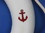 Handcrafted Model Ships New-Red-Lifering-20-Anchor Classic White Decorative Anchor Lifering with Red Bands 20"