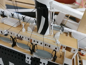Handcrafted Model Ships OLYMPIC-50-RC Ready To Run Remote Control RMS Olympic 50&quot; Limited