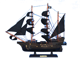 Handcrafted Model Ships PEARL 20 Wooden Edward England's Pearl Model Pirate Ship 20"
