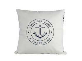 Handcrafted Model Ships Pillow 107 Yacht Club Anchor Decorative Throw Pillow 16"