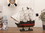 Handcrafted Model Ships PLIM12-QA-W Wooden Blackbeards Queen Annes Revenge White Sails Limited Model Pirate Ship 12"