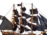 Handcrafted Model Ships QA-15-Lim-Black-Sails Wooden Blackbeard's Queen Anne's Revenge Black Sails Limited Model Pirate Ship 15