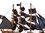 Handcrafted Model Ships QA-15-Lim-Black-Sails Wooden Blackbeard's Queen Anne's Revenge Black Sails Limited Model Pirate Ship 15"