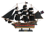 Handcrafted Model Ships QA-26-Black-Sails Wooden Blackbeard's Queen Anne's Revenge Black Sails Limited Model Pirate Ship 26